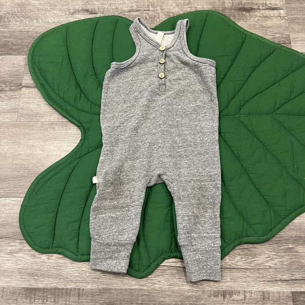Childhoods 12-18M Gray Heather Tank Jumpsuit Sleeveless Romper
